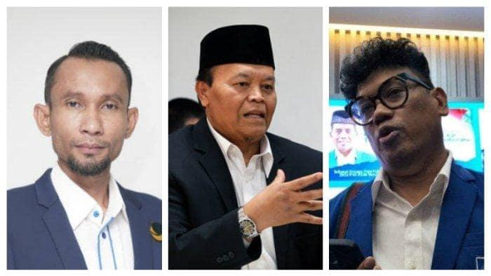 Dari kiri ke kanan: Tengku Adnan, Hidayat Nur Wahid, dan Uya Kuya. Real count KPU di dapil Jakarta II yang merupakan dapil neraka per Jumat (16/2/2024) pukul 17.30 WIB. Tengku Adnan, HNW, dan Uya Kuya kejar-kejaran tembus 100 ribu suara. Artikel ini telah tayang di Tribunnews.com dengan judul Real Count KPU di Dapil Neraka Jakarta II: Tengku Adnan, HNW, dan Uya Kuya Kejar-kejaran, https://www.tribunnews.com/mata-lokal-memilih/2024/02/16/real-count-kpu-di-dapil-neraka-jakarta-ii-tengku-adnan-hnw-dan-uya-kuya-kejar-kejaran. Penulis: Sri Juliati Editor: Febri Prasetyo
