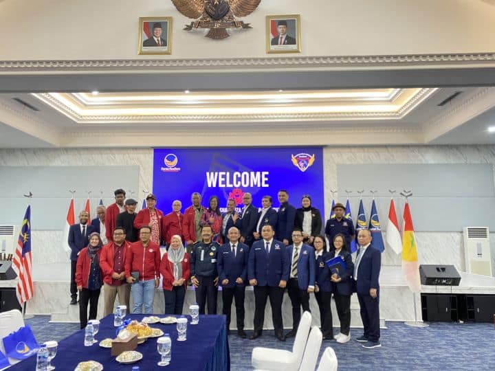 Partai NasDem menerima kunjungan Partai UNMO Malaysia/Medcom.id/Vania